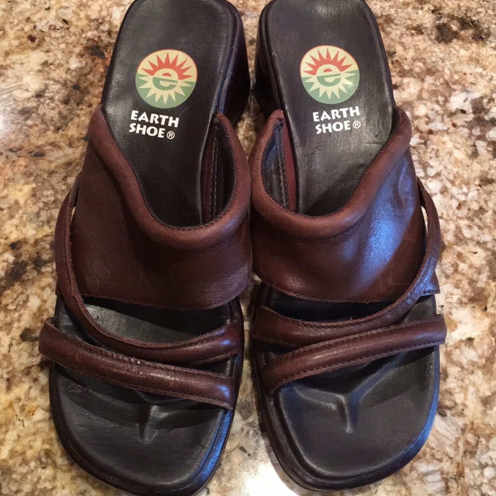 Earth Shoe Leather Sandals